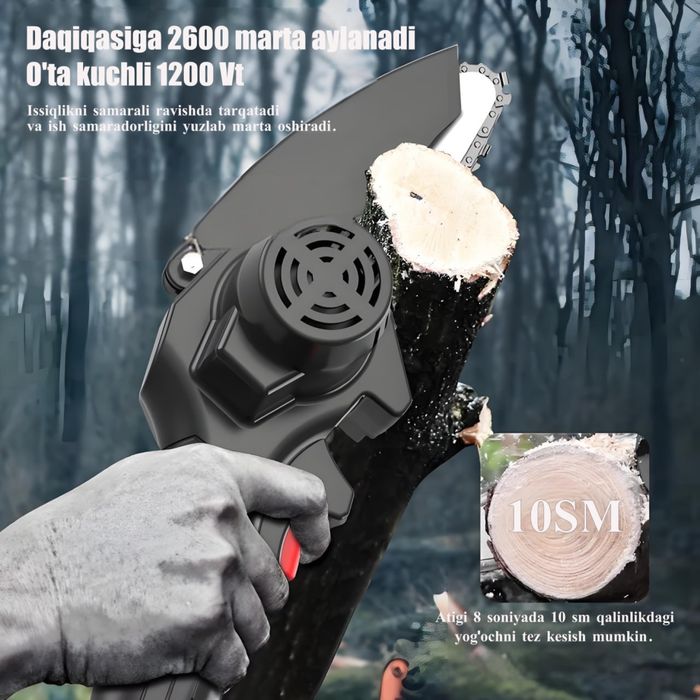 Uy uchun zaryadlanuvchi qoʻl arra