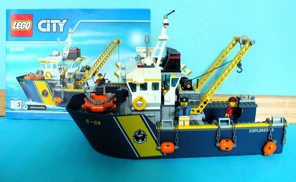 LEGO® City 60095 Дълбоководен изследователски кораб+60092+600991