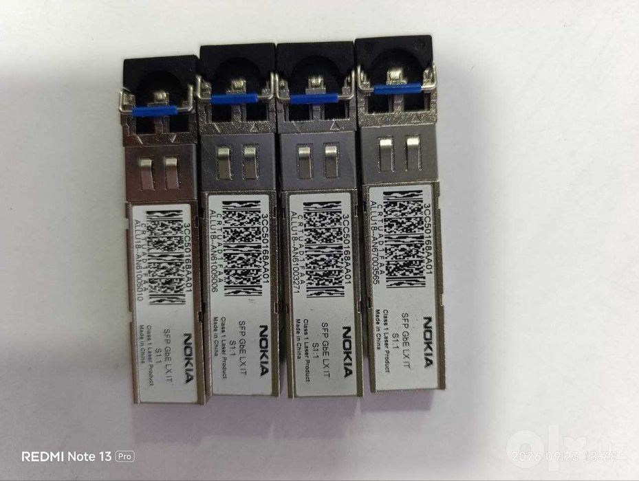 SFP модули Huawey, Nokia, Finisar, JDSU, Avago