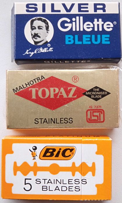 Лезвия для бритья безопасной бритвой