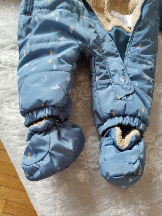 Costum iarna bebe unisex 0-6 luni