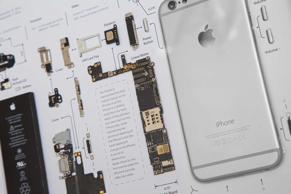 Vând set decorativ cu iPhone 6 și iPhone 5s