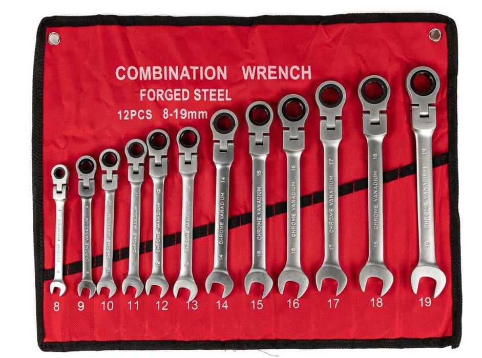 Set de 12 chei cu clichet pentru articulații