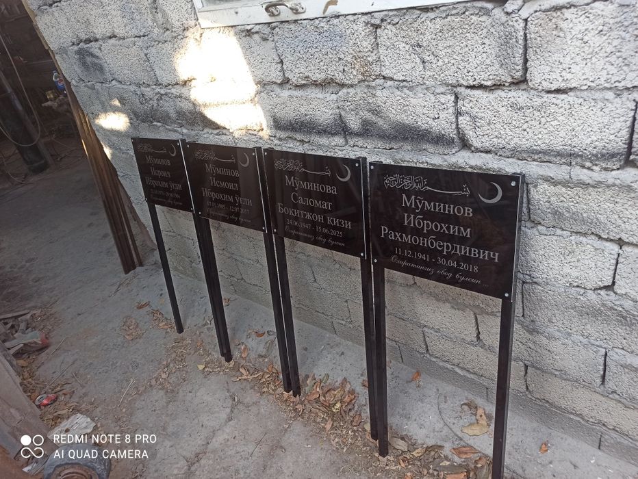 Кабристонга едгорликлар , памятники