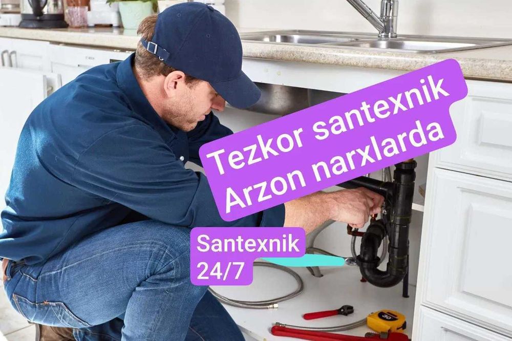 Santexnik kerakmi? 15 daqiqada yetib boramiz!