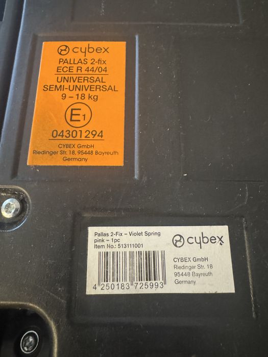 Scaun auto Cybex Pallas 2-fix, cu Isofix, 2in1, 9-36 kg, cu perna de impact