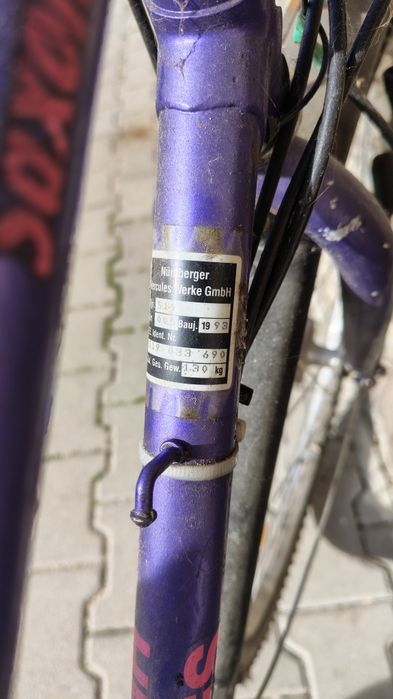 Bicicleta Hercules cu motor Sachs