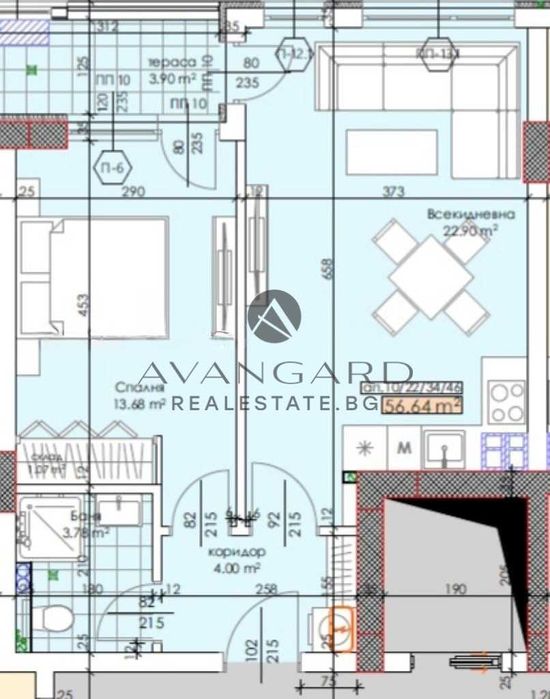 Продава се Двустаен апартамент в Пловдив, Тракия - 72 кв.м за 1389 €/кв.м - Снимка #2