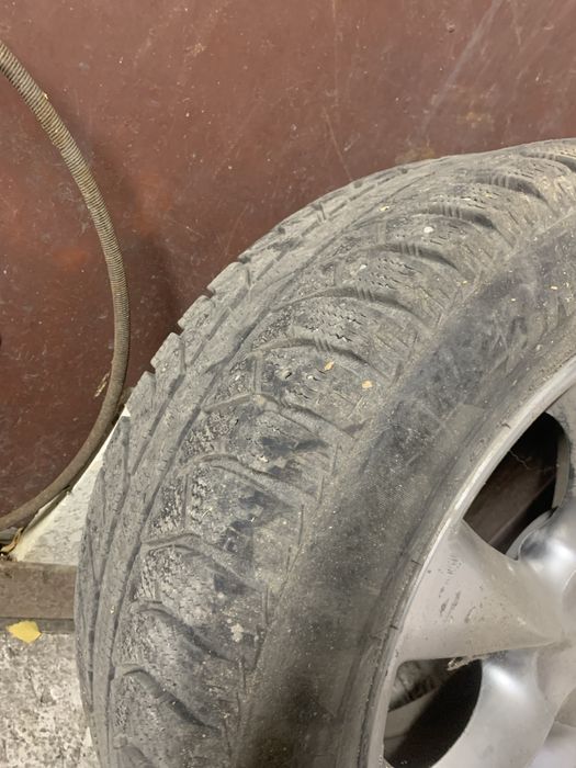 Диски с зимними шинами данлоп