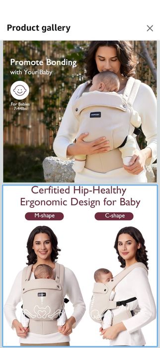 Vand marsupiu ergonomic Momcozy