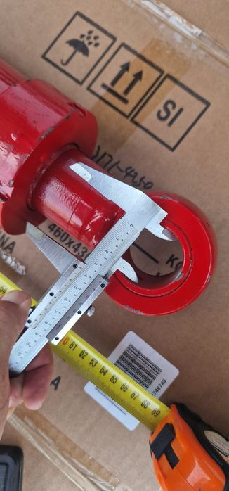 Cilindru hidraulic 640 mm strâns tija 50 mm grosime diametru bolt 40 m