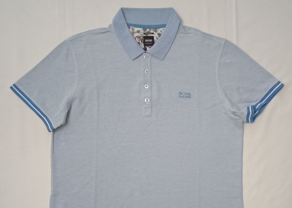 Hugo Boss Polo Shirt оригинална тениска XL Бос памучна поло фланелка