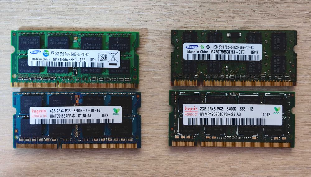 Memorii RAM laptop DDR3/DDR2