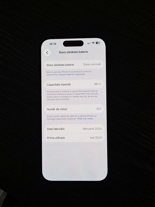 Vand Iphone 15 pro