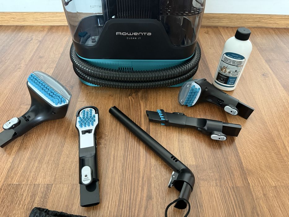Aspirator cu spalare Rowenta Clean IT IN5020F0 ca Nou cu Garantie, 750W, putere aspirare 13.5kpa