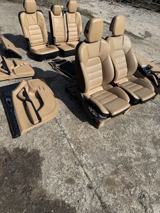 Кожен салон с обдухване подгрев и памет за cayenne A92 , 958