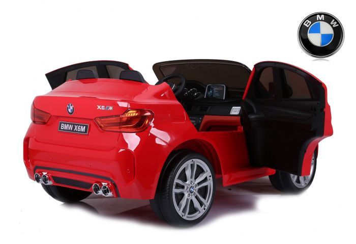 Masinuta electrica Kinderauto BMW X6M 12V XXL PREMIUM #Rosu