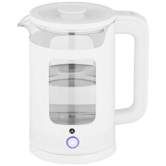 Электрочайник Ardesto EKL-T31GW 1.5 л, стеклянный, белый