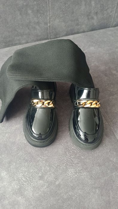 Продам сапожки для девочки, комбинированные.