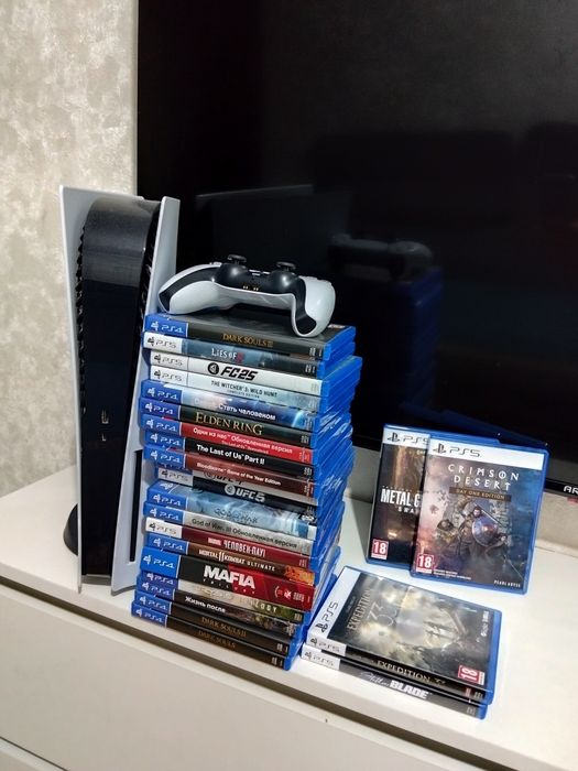 Продам Sony Playstation 5 пс5 с играми