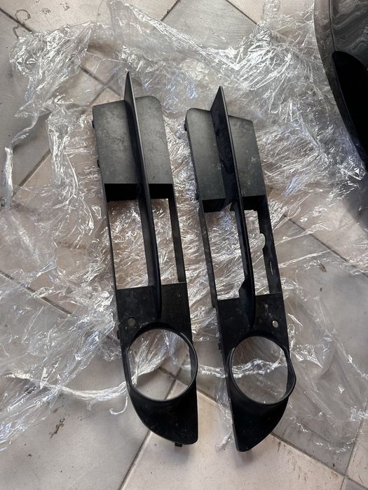 Предна броня комплект с халогени и пластмаси за Е60/61