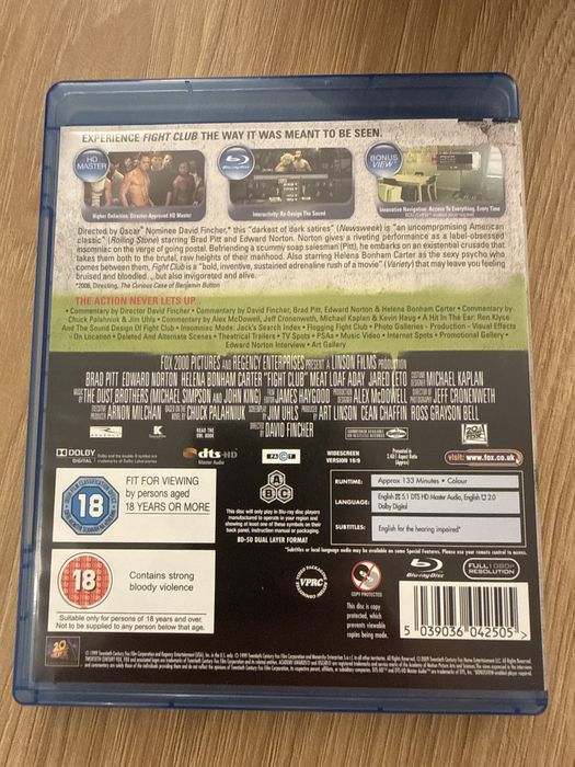 Film bluray fight club