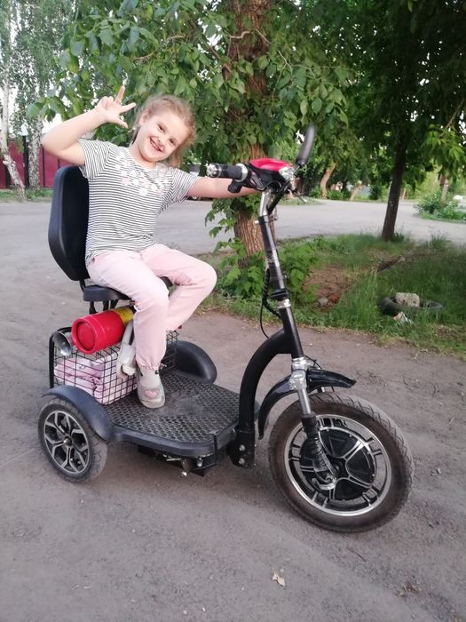 Электровелосипед трицикл электрический 48 Вольт 20 ампер