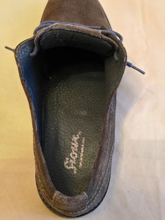 Pantofi piele întoarsă maro Sioux