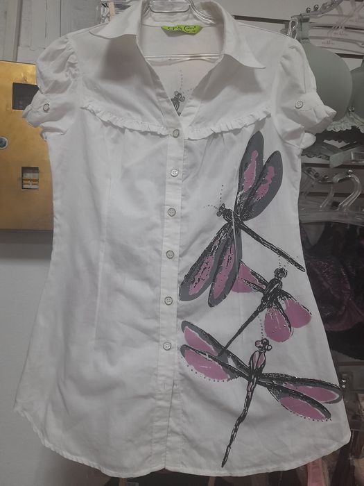 Шорты белые стильные б/у разм42