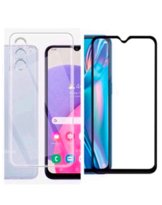 Samsung A22/A32/A15/A25/A24/A16 Pachet Husa Silicon + Folie Sticla 11D