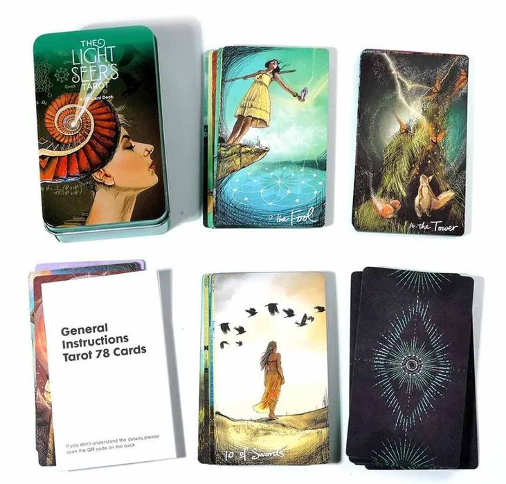 Карты МАК Таро Светлого Провидца Light Seer's Tarot в жестяном боксе