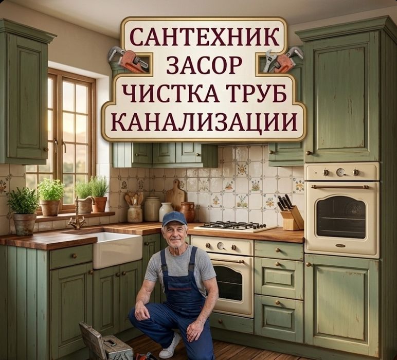 ЗАСОР. Чистка конализации аппаратом 24/7. Услуги сантехника срочно