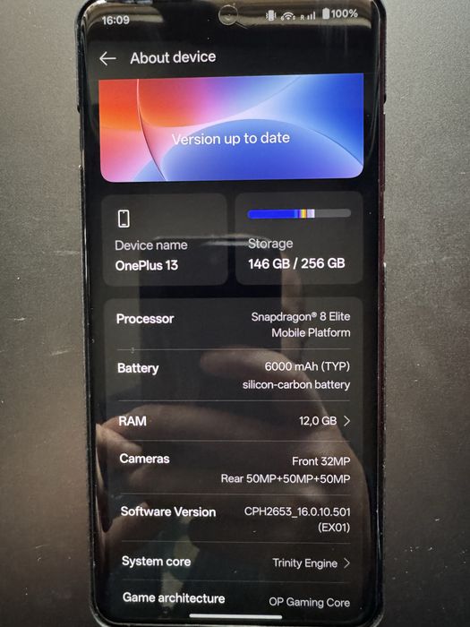 Oneplus 13,12GB RAM,256GB ROM