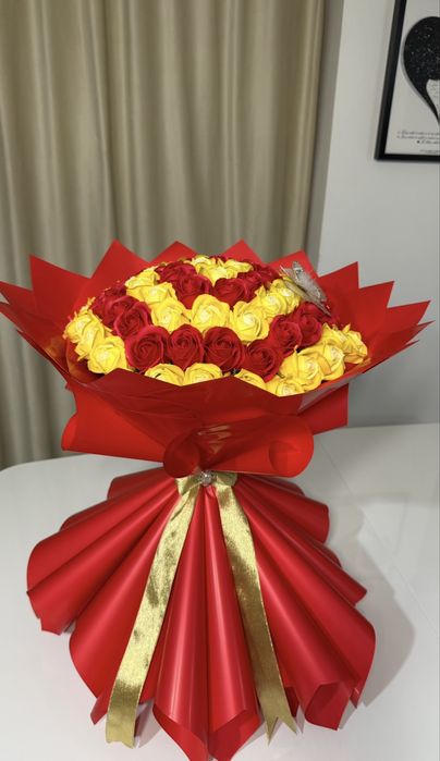 Buchete de trandafiri de sapun.