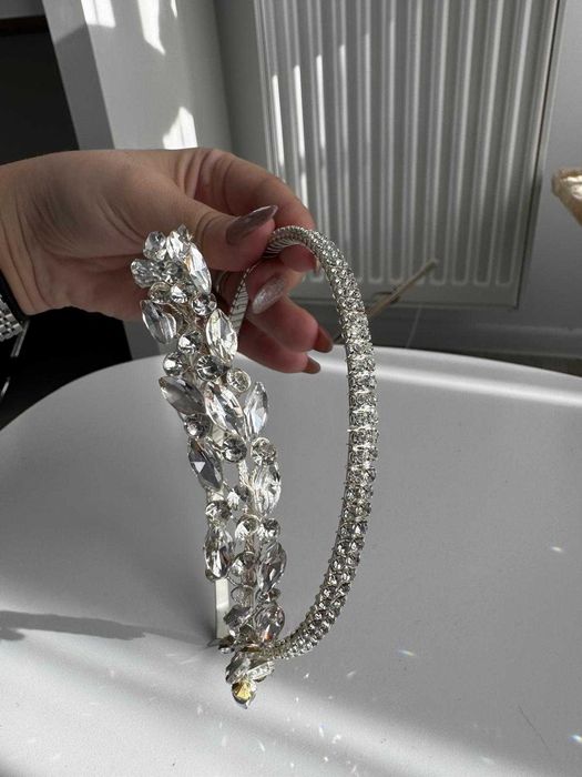Tiara de cristal si diamdeme si accesorii par pentru mireasa noi