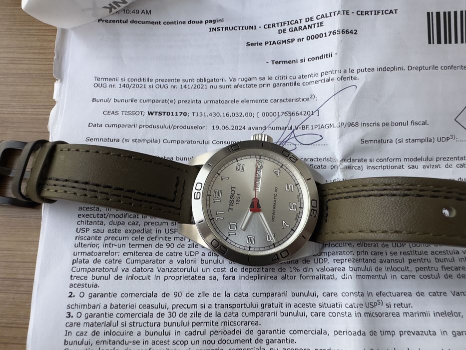 Ceas Tissot PRS516 Powermatic 80 - 42mm - Full set