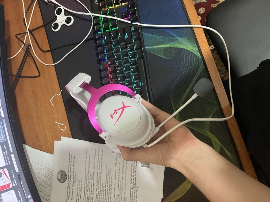 Наушникки Hyperx cloud 2 white