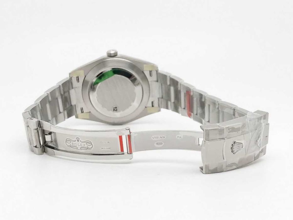 Rolex Datejust 41mm Smooth Bezel Grey Roman Dial Oyster – 41мм, автоматичен, сива циферблат, реални снимки