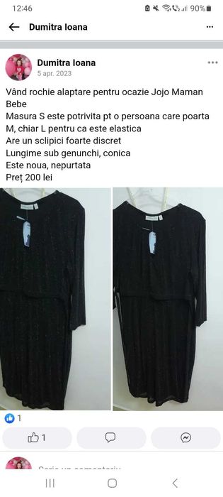 Rochie de ocazie gravida / botez