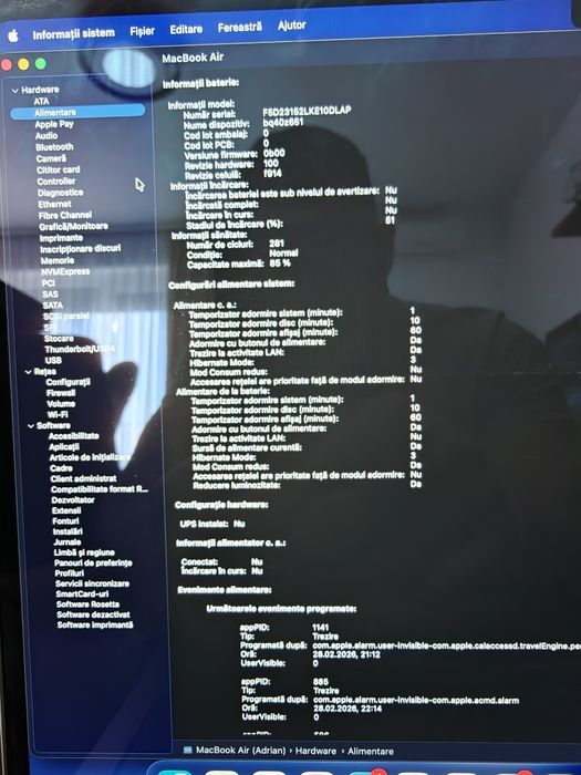 Vând macbook Air m2