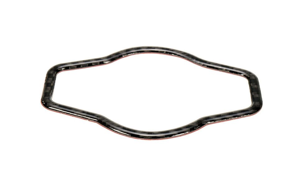 Ornament fibra carbon rama bloc lumini - Audi A4 (B8), A5, Q5