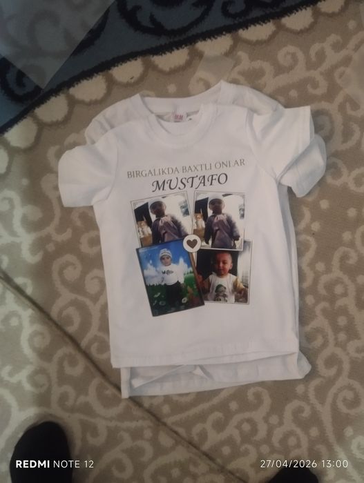 Yosh bolalar uchun futbolka