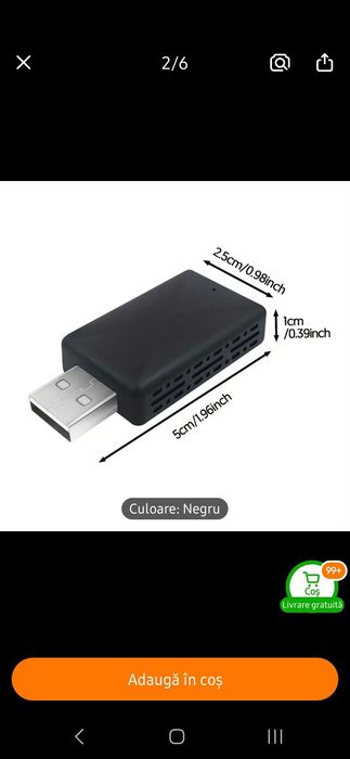 Adaptor Carplay, Android  Auto WiFi,Nou.