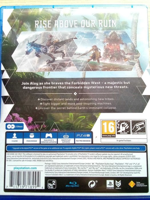 Игра Horizont PS4 for honor