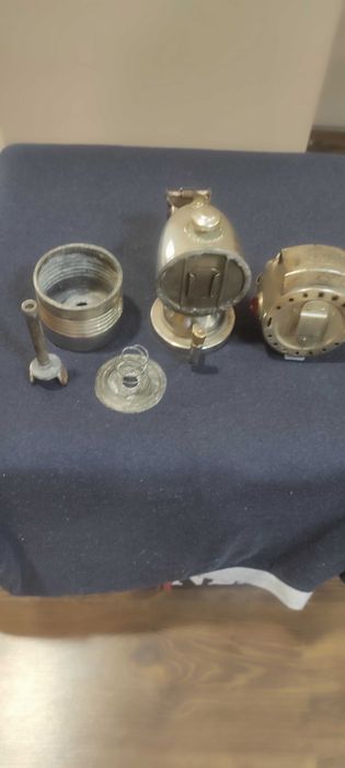 Lampa de carbid  pentru bicicleta de colectie