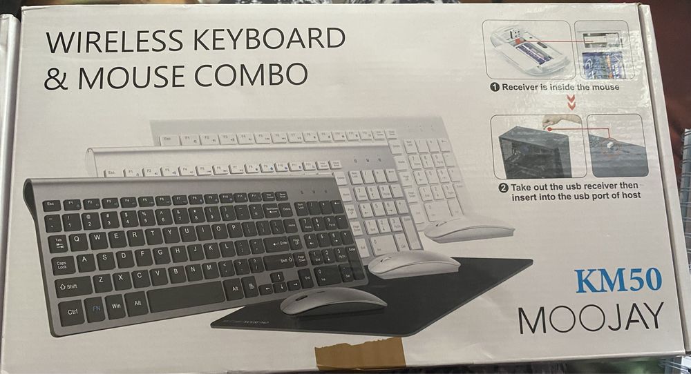 Безжична клавиатура и мишка