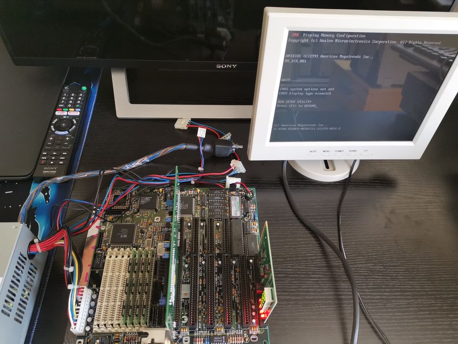 Placa Baza AMD 386 40MHz Retro Vintage Veche