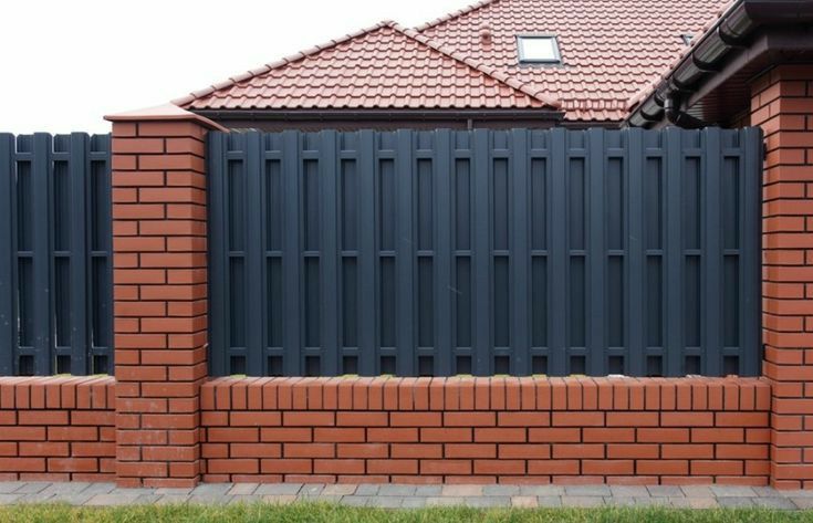 17.Жалюзи забор из профнастила. Металлический каркас