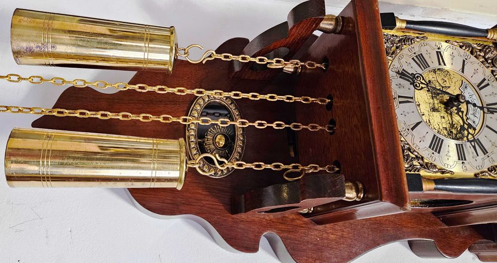 Ceas de perete cu pendula si 2 greutati Wuba - Warmink