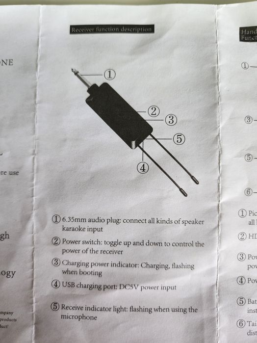 microfoane wireless  JIY E8 + receiver